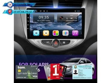 android приставка: Hyundai accent-solaris 10-16 android monitor 🚙🚒 ünvana və bölgələrə — 1