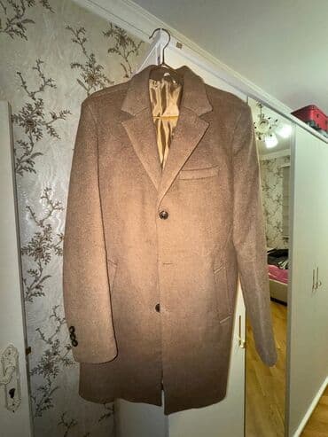 Pencəklər: Palto, Zara, M, rəng - Bej — 2