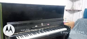 piano qiymətləri: Кубань ( KUBAN) markası Upright pianino – klassik qara korpuslu model — 4