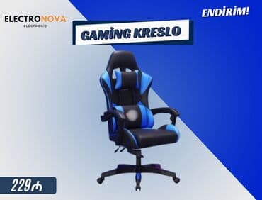ildırım ötürücü satışı: Gaming Kreslo – Rahatlıq və Stil Bir Arada ELECTRONOVA Electronic — 1