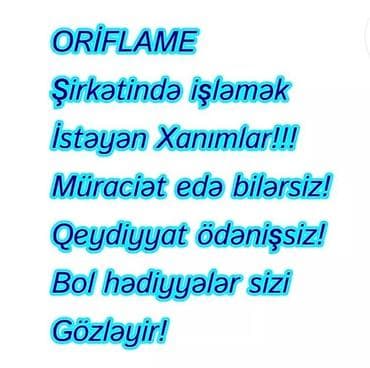 salon iş elanları: ORIFLAME ilə onlayn iş imkanı – xanımlar üçün! - Evinizin — 1