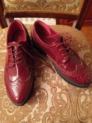 qara mokasinlər: Ölçü: 37, İşlənmiş — 1