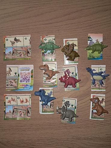 Игрушки: Kinder surprise jurassic world natoons kolleksiyasi satilir 4 manata — 1