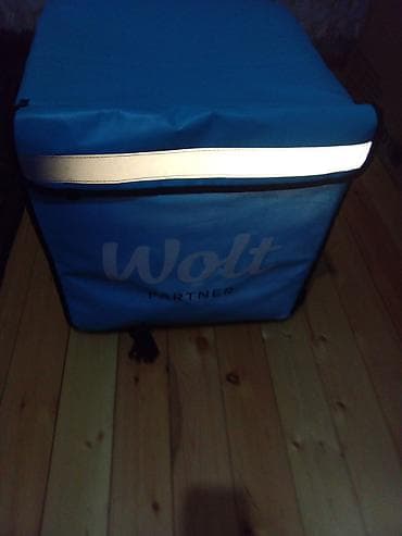 Сумки для курьеров: Wolt Partner termo çatdırılma çantası - Ölçü: iri həcmli kvadrat — 3