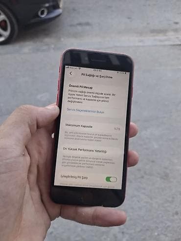 ıphone: IPhone SE 2022, 64 GB, Qırmızı, Barmaq izi, Sənədlərlə — 8