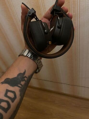 samsung a10 baku electronics: Simsiz (Bluetooth) Qulaqcıqlar, Marshall, rəng - Qara — 3