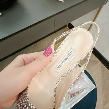 босоножки новые 36 размер: Размер: 37, цвет - Бежевый, Новый — 2