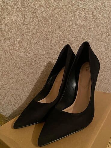 qadın oksfordları: Tuflilər, Ölçü: 38, rəng - Qara, İşlənmiş — 1