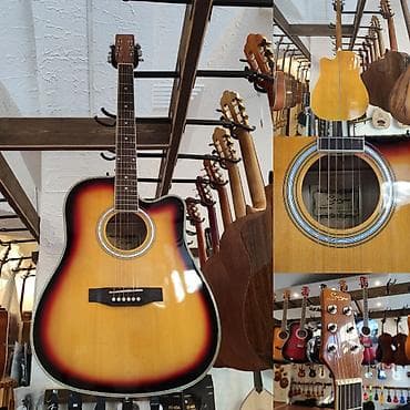 akustik gitara: Akustik gitara Smiger GAH 61 Üst: Şam ağacı Qol: Gül ağacı — 1