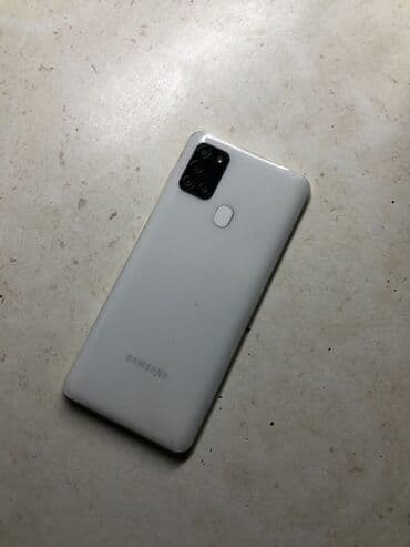 smart tv 109 ekran: Samsung Galaxy A21S, rəng - Ağ, Barmaq izi — 3