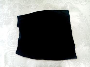 helanke od mokre likre: Qara mini ətək - Rəng: tam qara - Model: qısa/mini, düz kəsim - — 1