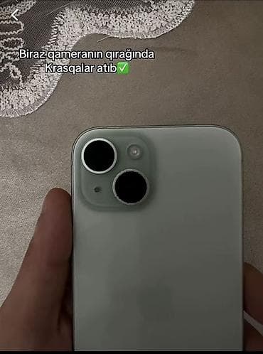 12 iphone: IPhone 15, 128 GB, Yaşıl, Face ID — 8