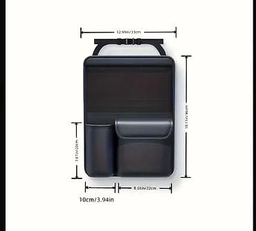 oka salon: Universal avtomobil üçün arxa oturacaq təşkilatı (3 panelli set) - — 5