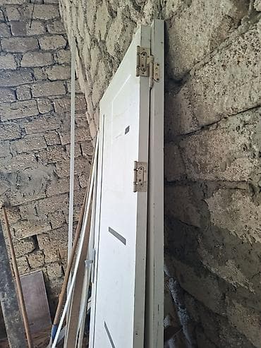seyfi qapi: Ağ rəngli otaq qapısı – komplekt - Material: MDF/Laminit üzlük - — 2
