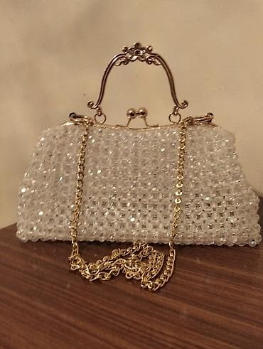 toy cantası: Şıq qadın çantası – əl və çiyin daşınması üçün - Material: şəffaf — 1