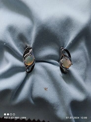 1 qram gümüşün qiyməti 2022: Sırğa, Gümüş, 4 g, Ünvandan götürmə — 4