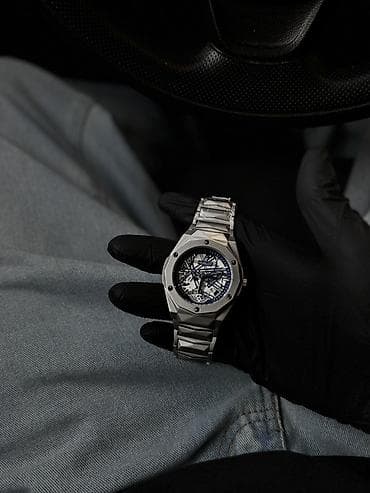 Личные вещи: Hublot Skelet dizaynlı kişi qol saatı - Korpus: paslanmayan poladdan — 1