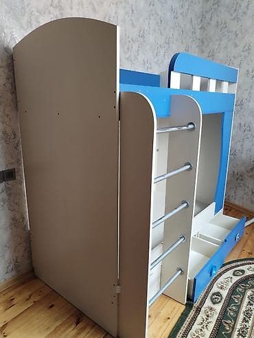 Oğlan və qız üçün, Çarpayı, Matrassız, Siyirməli, Laminat — 2