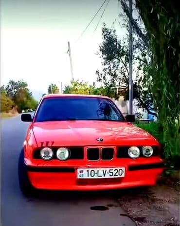 çeşqa maşın: BMW 5 Series (E34) sedan - Kuzov: 4 qapılı sedan, parlaq qırmızı — 4
