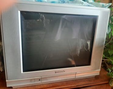 panasonic 3712: Panasonic brendinin bu CRT televizoru klassik və funksional Gümüşü — 1