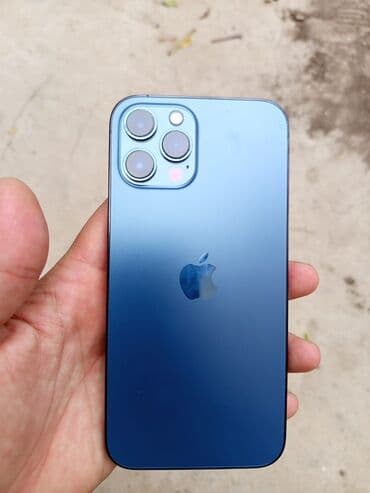 irşad telecom iphone 12 pro max: IPhone 12 Pro Max, 128 GB, Pacific Blue, Face ID — 1