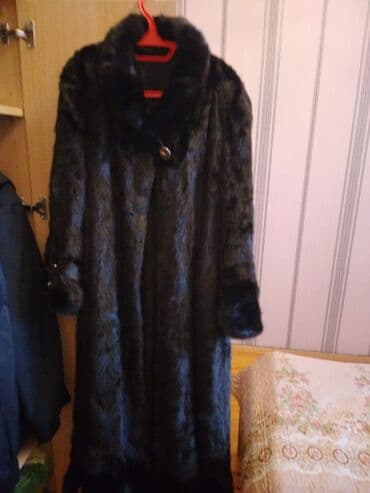 Kürk, XL, rəng - Qara