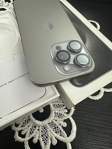 apple watch adapter: IPhone 15 Pro, 128 GB, Natural Titanium, Simsiz şarj — 3