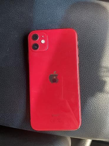 iphone 13 pro islenmis: IPhone 11, 64 GB, Qırmızı, Simsiz şarj, Face ID — 2