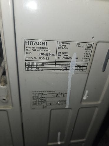 kondısoner: HITACHI split kondisioner – iç blok RAS-ME14HA, çöl blok RAC-ME14HA — 3