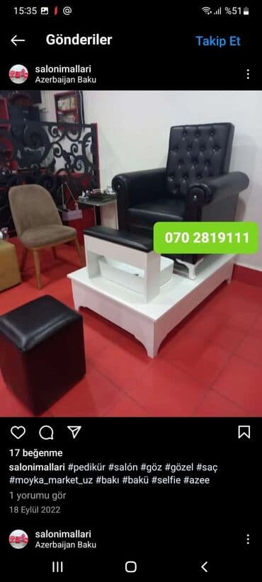 кресло кровать в баку цены: Yeni, Saş kəsimi kreslosu — 4