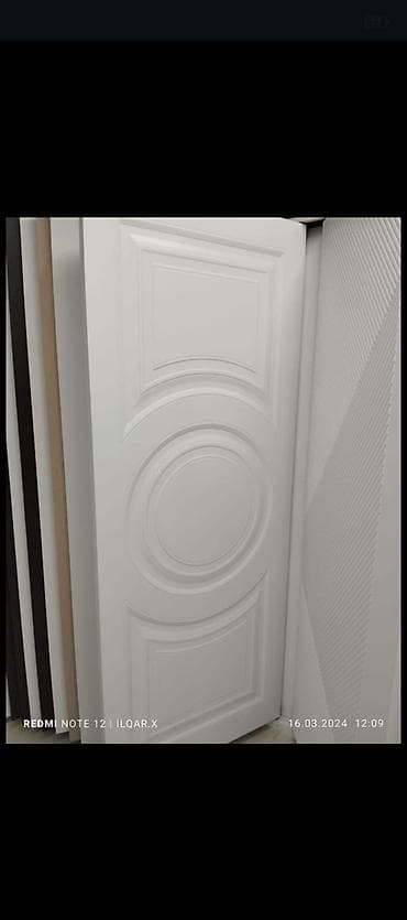 qapi darvaza: 4luk mdf, kraska otaq qapıları. Ağ rəngli daxili qapı – klassik — 6