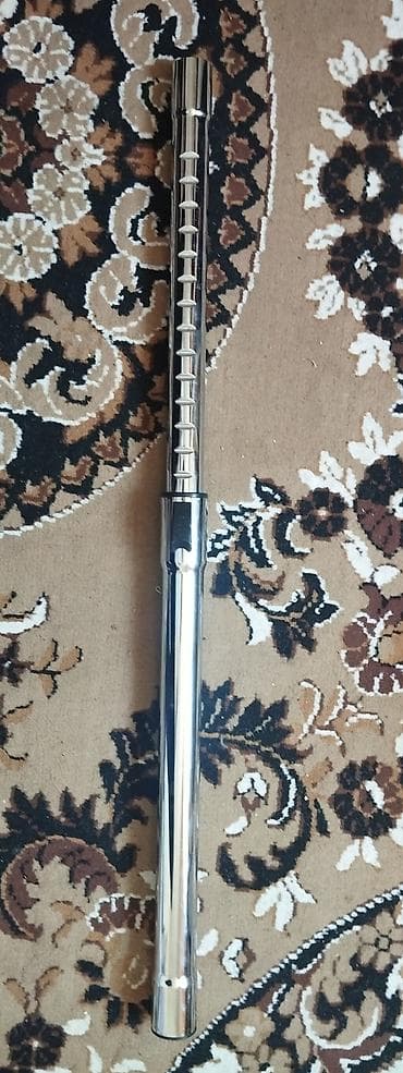 mini drel satilir: Metal teleskopik dəyənək - Material: parlaq xrom/qara metal - — 2