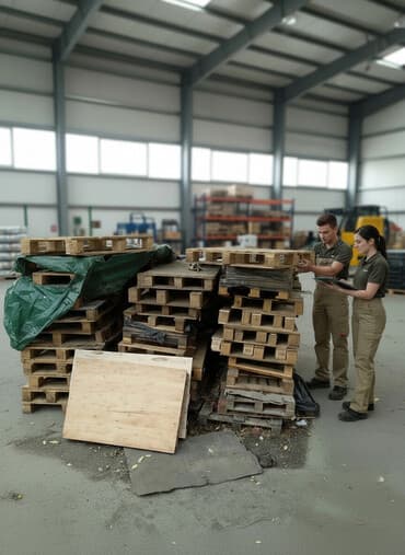 işlemiş taxdalar: Pallet, 800 х 1000 sm, Ünvandan götürmə, Kredit yoxdur — 1