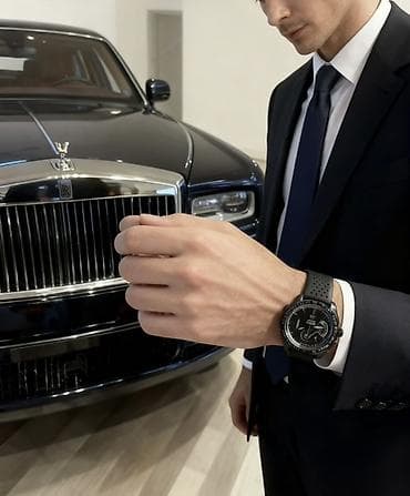 rus saati: Yeni, Qol saatı, Tag Heuer, rəng - Qara — 2