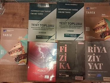 Testlər: Abituriyentlər və buraxılış imtahanlarına hazırlaşanlar üçün fənn üzrə — 1