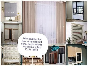 Süni güllər: Jalüz pərdələr – hər növ model və ölçülərdə. - Türkiyə istehsalı — 1