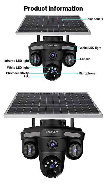 osmo kamera: 4G Günəş panelli 3 linz 12mp kamera Yaddaş Seçimləri Bulud, Yaddaş — 2