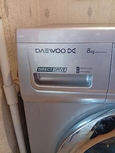 paltaryuyan matoru: Paltaryuyan maşın Daewoo, 8 kq, İşlənmiş, Avtomat, Qurutma var — 3