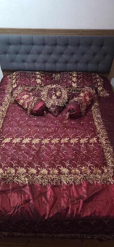 taxta ucuz: Yataq üçün Yeni Qaşlı rəng - Qırmızı Yataq örtüyü, Ünvandan götürmə — 2