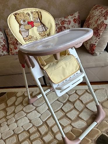 oyun oturacağı: Uşaq yemək stulu – Baby Home - Rəng: açıq krem/bej tonları, pastel — 2