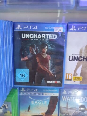 en ucuz ps: Uncharted lost legasy Oyun diski, az işlənib. 🎮Playstation 3-4-5 — 1