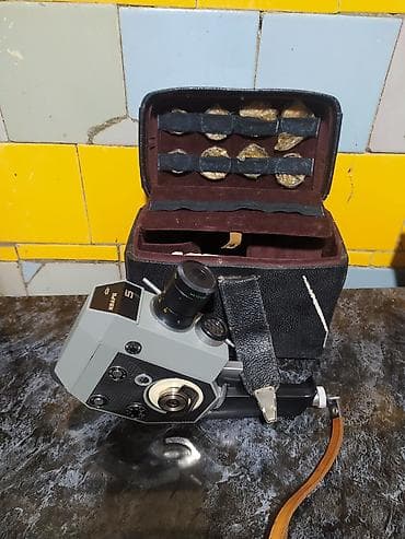 qurğu: Krasnogorsk “Kварц 5” 8 mm kino kamerası + orijinal çantası İDEAL — 2