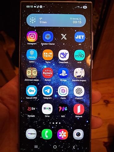 samsung 7100 43: Samsung Galaxy S23 Ultra, rəng - Yaşıl, Simsiz şarj — 3