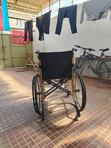 elil arabalari: Mexaniki əlil arabası; az işdəmişdir təkərə, 2 kamera lazımdır. Son — 4