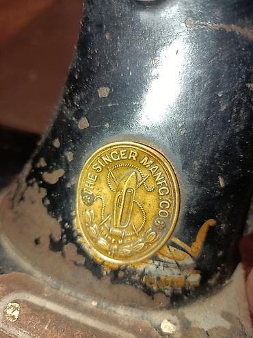 ucuz orjinal forma: Vintage tikiş maşını – The Singer Mfg. Co. - Brend və mənşə: The — 2