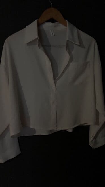 yun koynekler: Ağ rəngli qadın köynəyi – BOMEI Axirinxi atlas Butikden alinib hec — 3