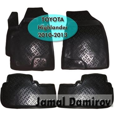 monitor masin ucun: Toyota highlander 2010-2013 üçün poliuretan ayaqaltılar — 1