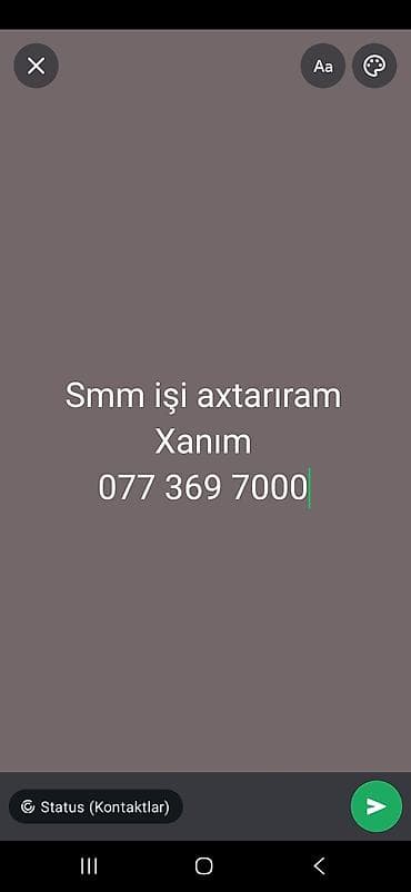 sazz internet qosulma: SMM üzrə peşəkar xidmətlər: - Sosial şəbəkə strategiyasının — 1