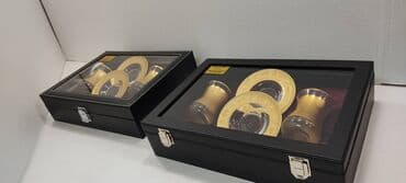 qadinlar ucun en gozel hediyyeler: Çay dəsti, rəng - Qızılı — 1