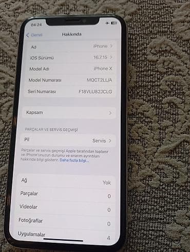 nomralar: IPhone X, 64 GB, Ağ, Face ID — 2